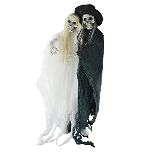 SM SunniMix Sound Control Scary Animated Couple Hanging Skeleton Ghost ...